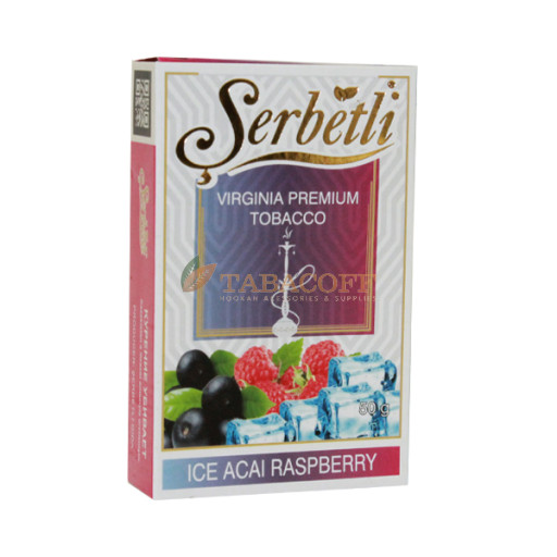 Табак для кальяна Serbetli Ice Açaí Raspberry (Айс Асаи Малина) 50 гр